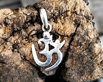 Sterling Om Charm