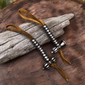 Set Of Bell And Dorje Tibetan Buddhist Mala Counter
