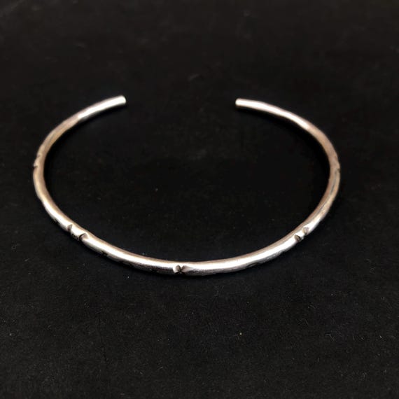 Hilltribe Silver Cuff Bracelet - image 5