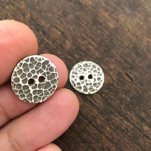 Knopf aus 925er Silber