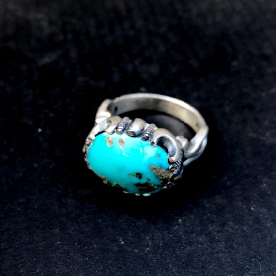Blue Turquoise Ring - image 8