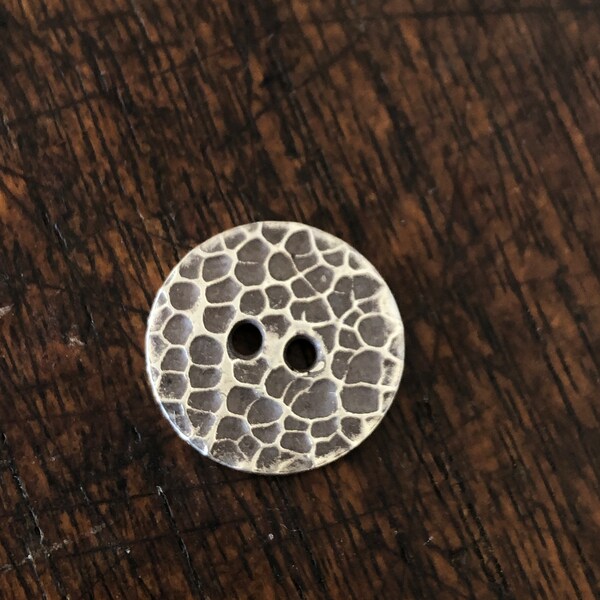 Sterling Silver Button