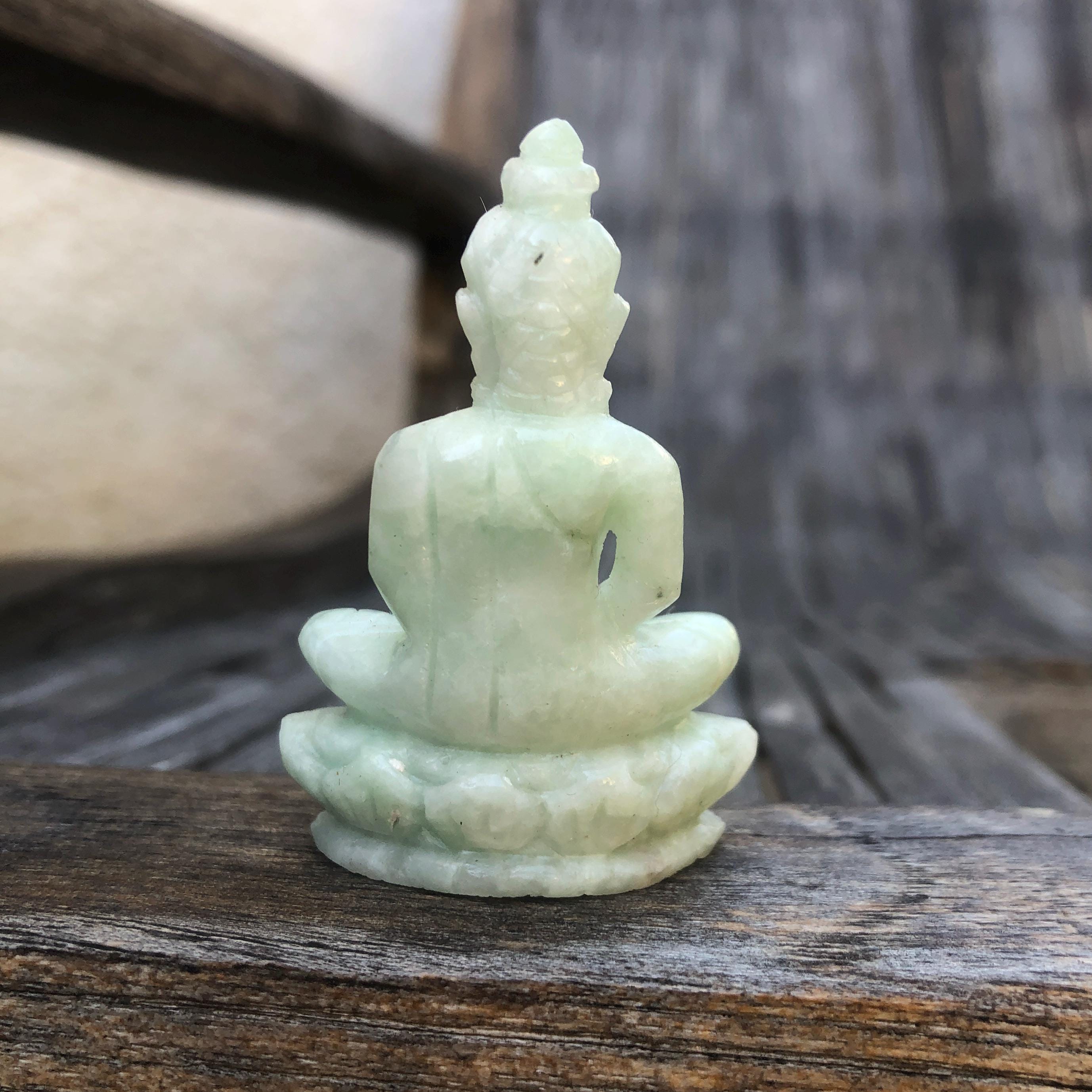 緑の翡翠の仏像 - Etsy 日本