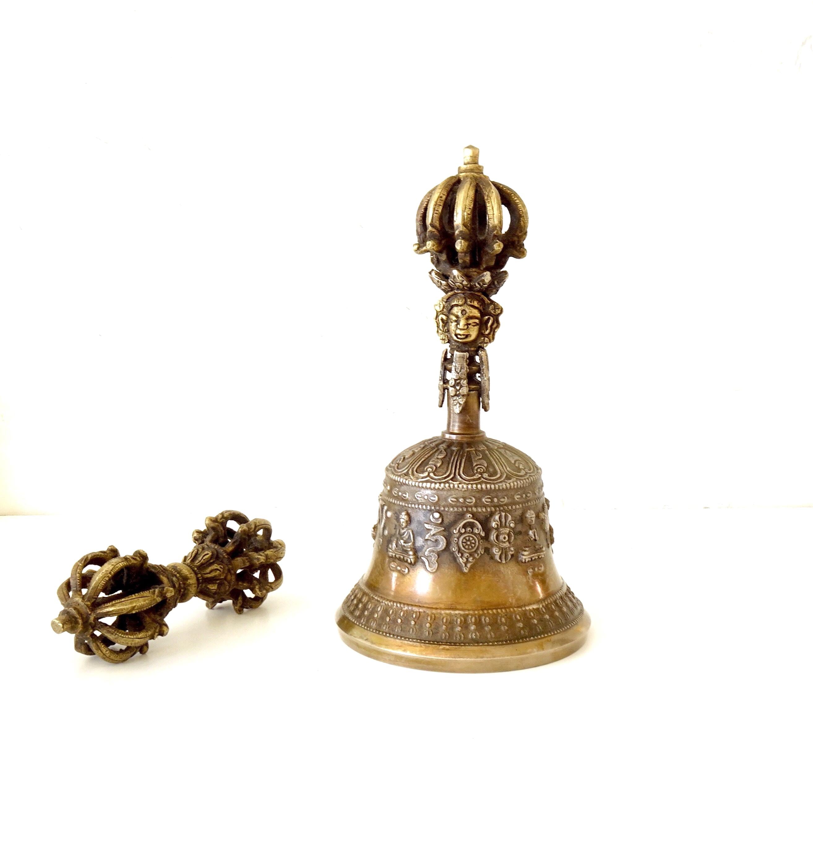 オールドチベット仏教 銅製 金工細工仏陀鈴 Dorje Vajra Bell il_fullxfull.7468934658_6n8d.jpg