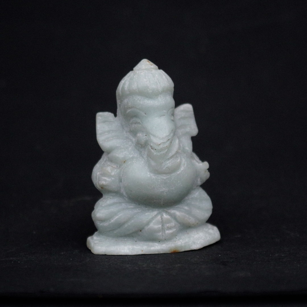 Nephrite Jade Ganesha Statue Etsy