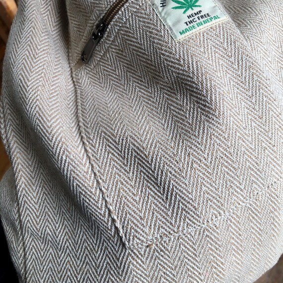 Natural Cotton Drawstring Backpack - image 5