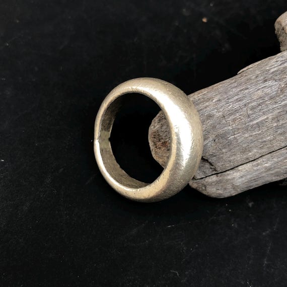 Solid Hilltribe Silver Ring - image 3