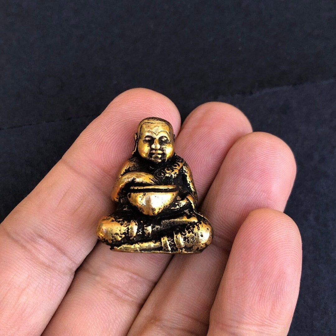 Happy Buddha Figurine Etsy