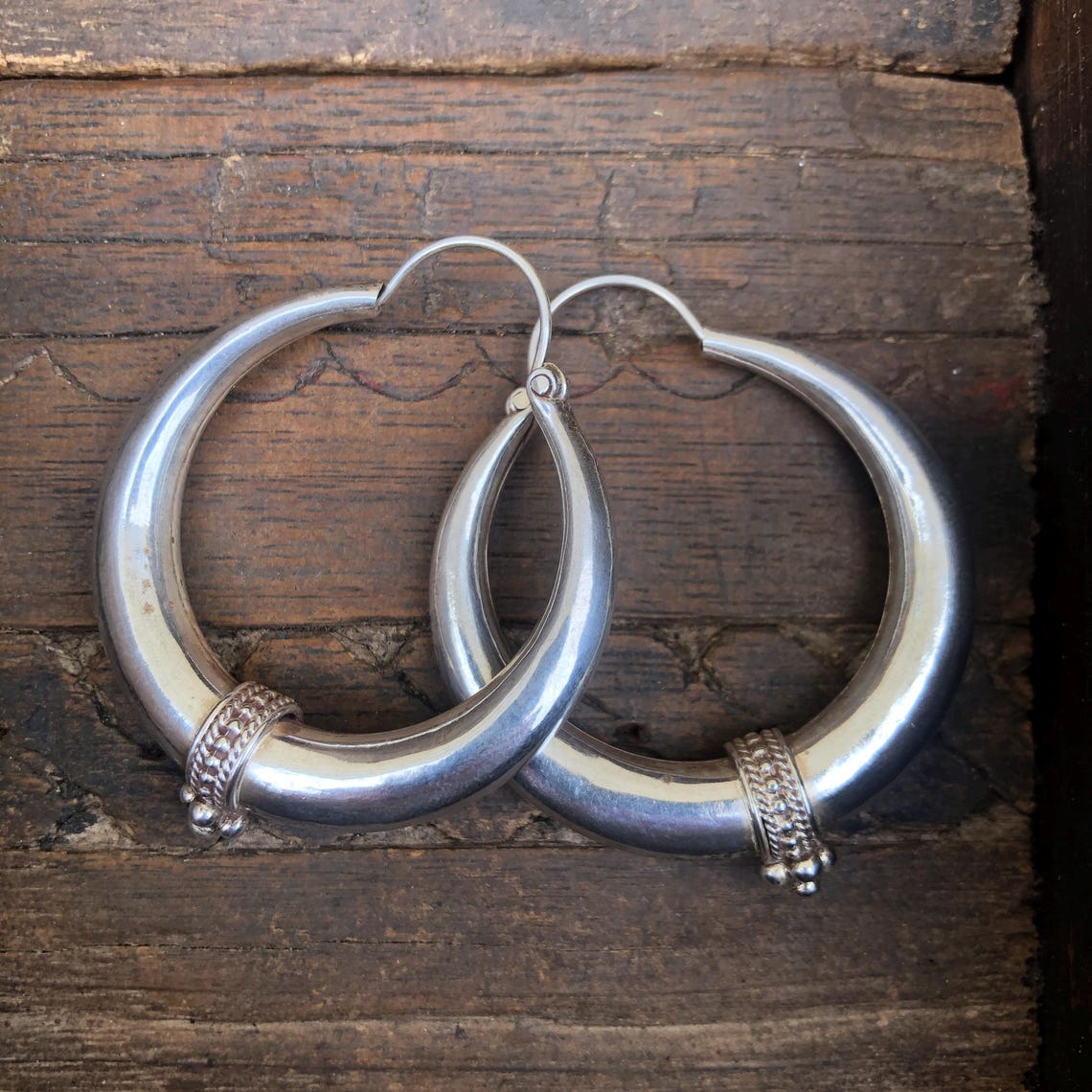 Hoop Earring Solf Metallic Silver - Elk Accessories main image 1
