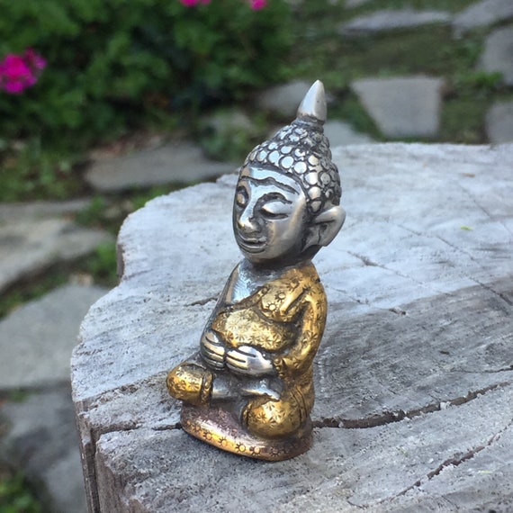 3つの金属製仏像 - Etsy 日本