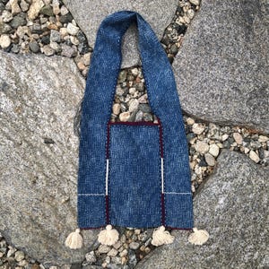 Sac Hilltribe en coton teint à l'indigo cousu main