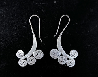 Vintage Karen Hill Tribe Silver Earrings