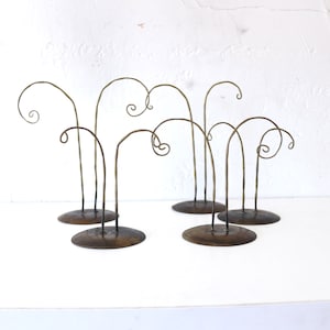 Set Of Five Handmade Earring Display