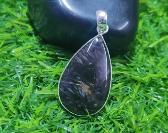 Pietersite Pendant: 925 Sterling Silver Necklace, Boho Hippie Jewelry