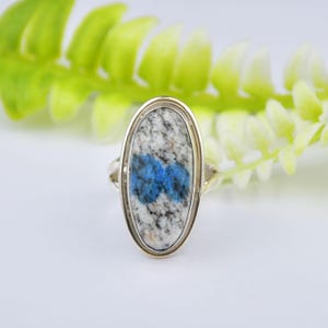 Handmade K2 Jasper 925 Sterling Silver Statement Ring