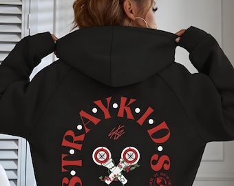 ★韓国★MILLIONDAY★ANOTHER STAR RAGLAN HOODIE★3color 2024 Kpop Stray Kids Rock Star Hoodies Rock-Star Album
