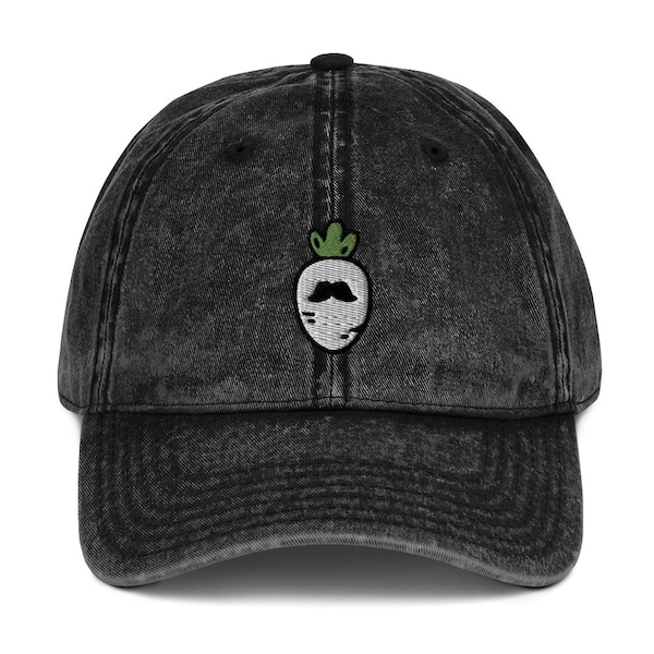 Radish Mustache Mamamoo Denim Style Dad Hat - Kpop Fan Merch