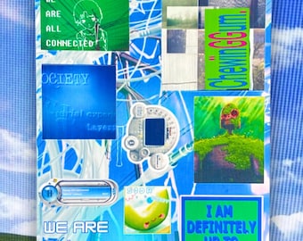 Early Y2K Cybercore Sticker Sheet ( 8 stickers )