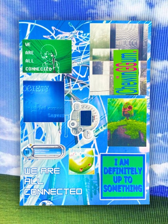 Early Y2K Cybercore Sticker Sheet ( 8 stickers )