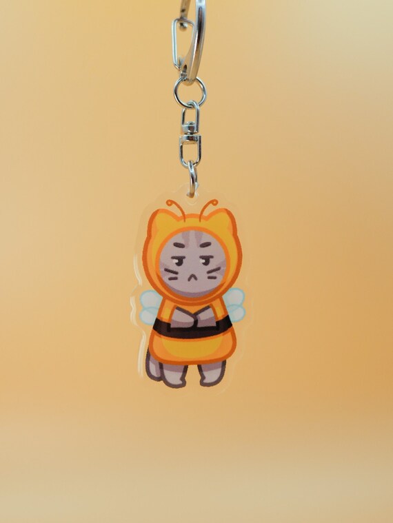Kit-bee Cat Keychain: 2