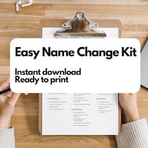 Name Change Kits: What's Included, and Are They Worth It?