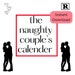 Naughty Couples Calendar, Sexy Checklist, Sex Planner, Sexy Activities ...