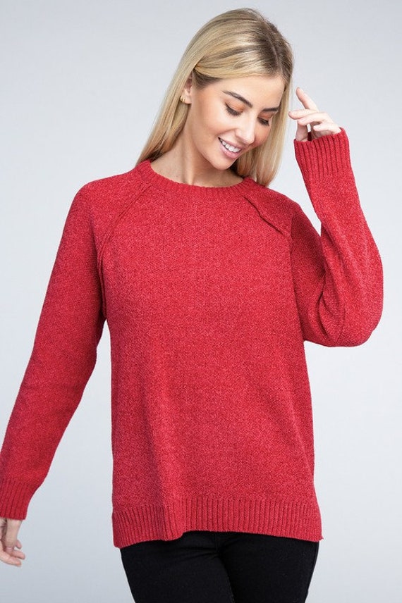 Red chenille best sale jumper