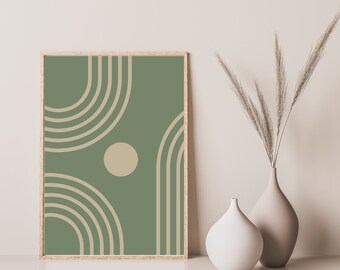 Green and Neutral Boho Wall Decor