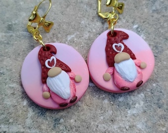 Gnome Dangle Earrings, Gnome Earrings, Gnomes, Spring Earrings, Mother's Day Earrings, Gift for Her