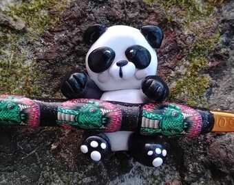 Panda Crochet Hook Holder, Panda Crochet, Hook Display Holder, Crochet Accessories, Hookstand, Crochet Stand, Crochet Hook, Crochet