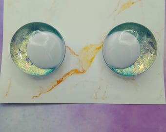 Safety Eyes, Sinker, Hand Painted Safety Eyes, Amigurumi, Crochet, Sinker Eyes, Crochet Essentials, 30mm Eyes