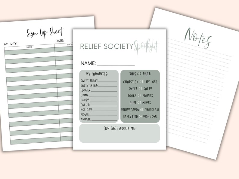 LDS Relief Society, 2025 Relief Society Planner, Relief Society, Relief