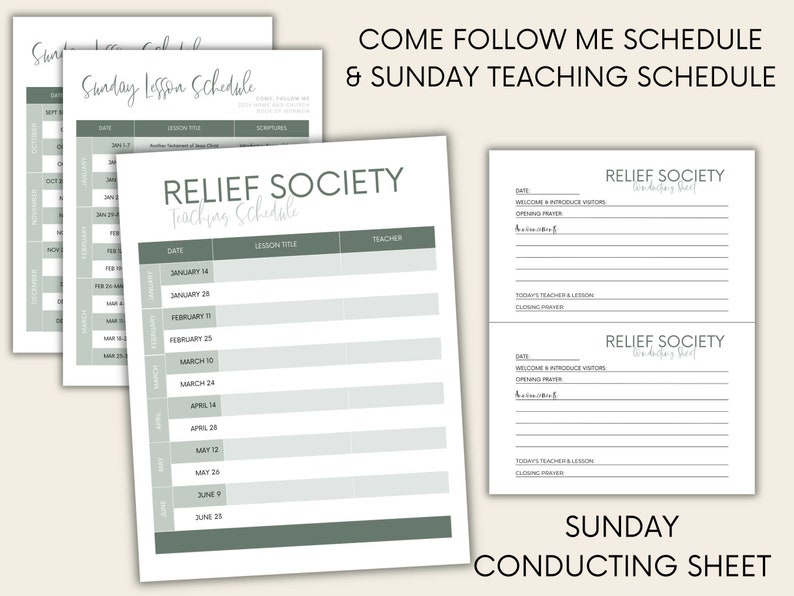 LDS Relief Society, 2024 Relief Society Planner, Relief Society, Relief