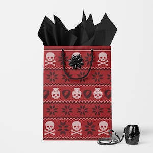 Punk Holiday Sweater Gift Bag