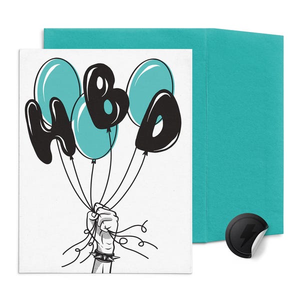 Carte Joyeux anniversaire de punk à l'autre