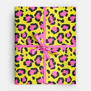 Carta da regalo con motivo leopardato punk