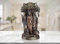 Danu Irish Triple Goddess of the Tuatha De Danann, Veronese Celtic Triple Goddess Maiden, Mother Danu and Crone Statue