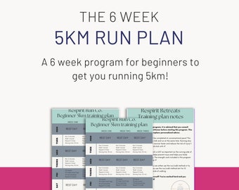 PRINTABLE Week Running Training Plan to Run 5km