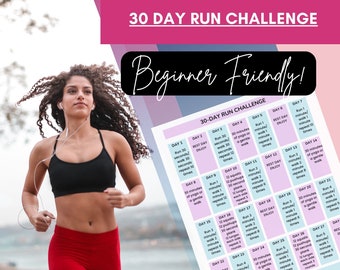 DIGITAL 30 Day running challenge. Beginner friendly - learn to run in 30 days!