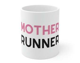11oz Motivational Running Quotes Mug - Running Inspiration - Perfect Gift for Runners - Durable Ceramic Coffee & Tea Cup