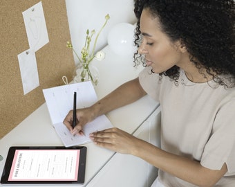 Printable Gratitude Journal with Monthly Preview and Review