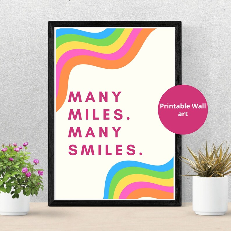 Printable Digital Wall Art | Inspirational Quote for Runners | Great Gift Idea for Those Who ...