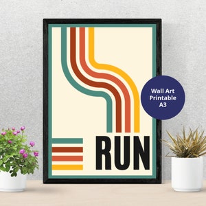 Inspirational Running Quote Printable | Digital Wall Art for Runners | Gym Poster | Perfect Running Gift