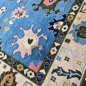 blue turkish rug