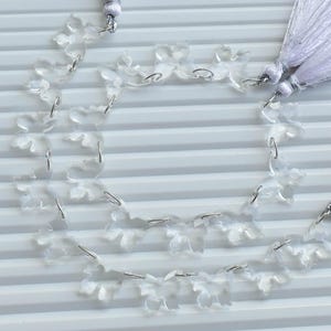 10 Pieces Crystal Quartz Carved Butterfly Hammered Faceted Briolette Beads Natural Gemstone | 13x14.5x4 MM | Quartz for Jewelry Making