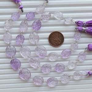 10 Pieces Pink Amethyst Carved Uneven Beads Natural Gemstone | 16.5x13x6 to 10x9x4 MM | Amethyst for Jewelry Making