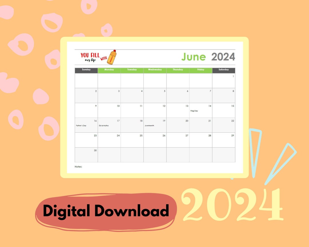 Digital/printable 2024 Desi Calendar Etsy