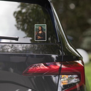 Sticker | Mona Lisa | Leonardo da Vinci Portrait of Mona Lisa del Giocondo