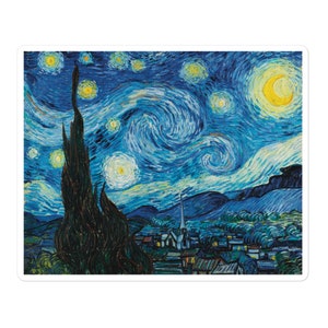 Pegatina / Vincent Van Gogh La noche estrellada