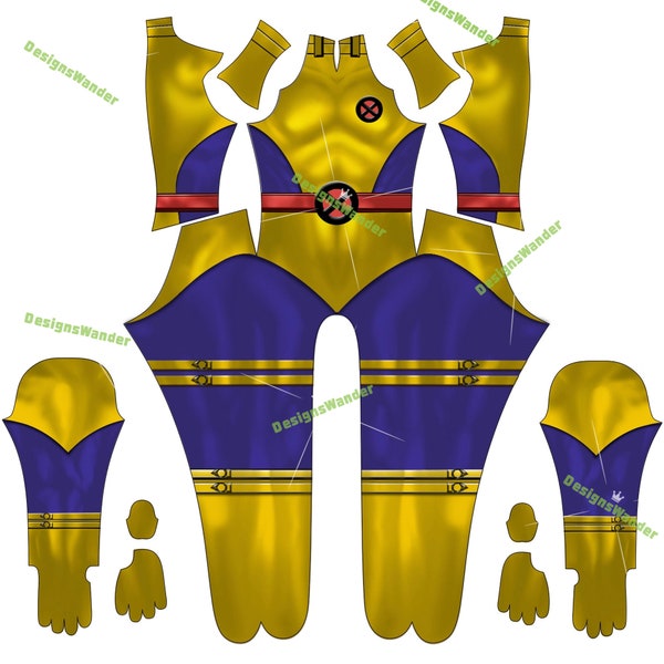 X-MEN 97 Custom Made Costumes From Pictures For Cosplay Comic Con Bodysuits MORPH X-MEN 97 Tights
